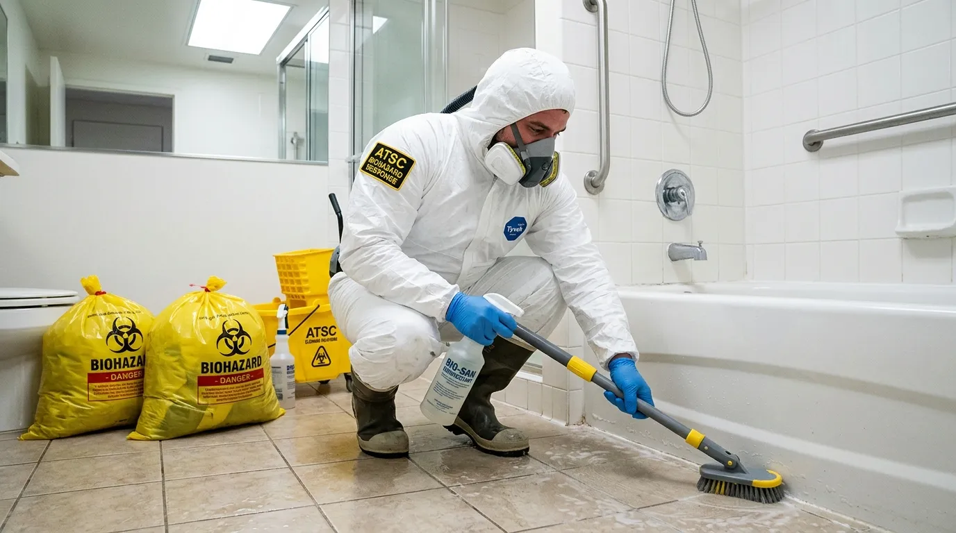 Decontamination equipment deployed for Blood Cleanup in Concord